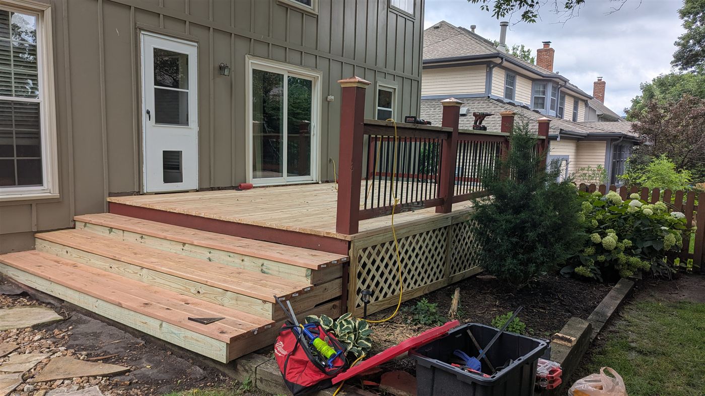Deck rebuild additional photo 2