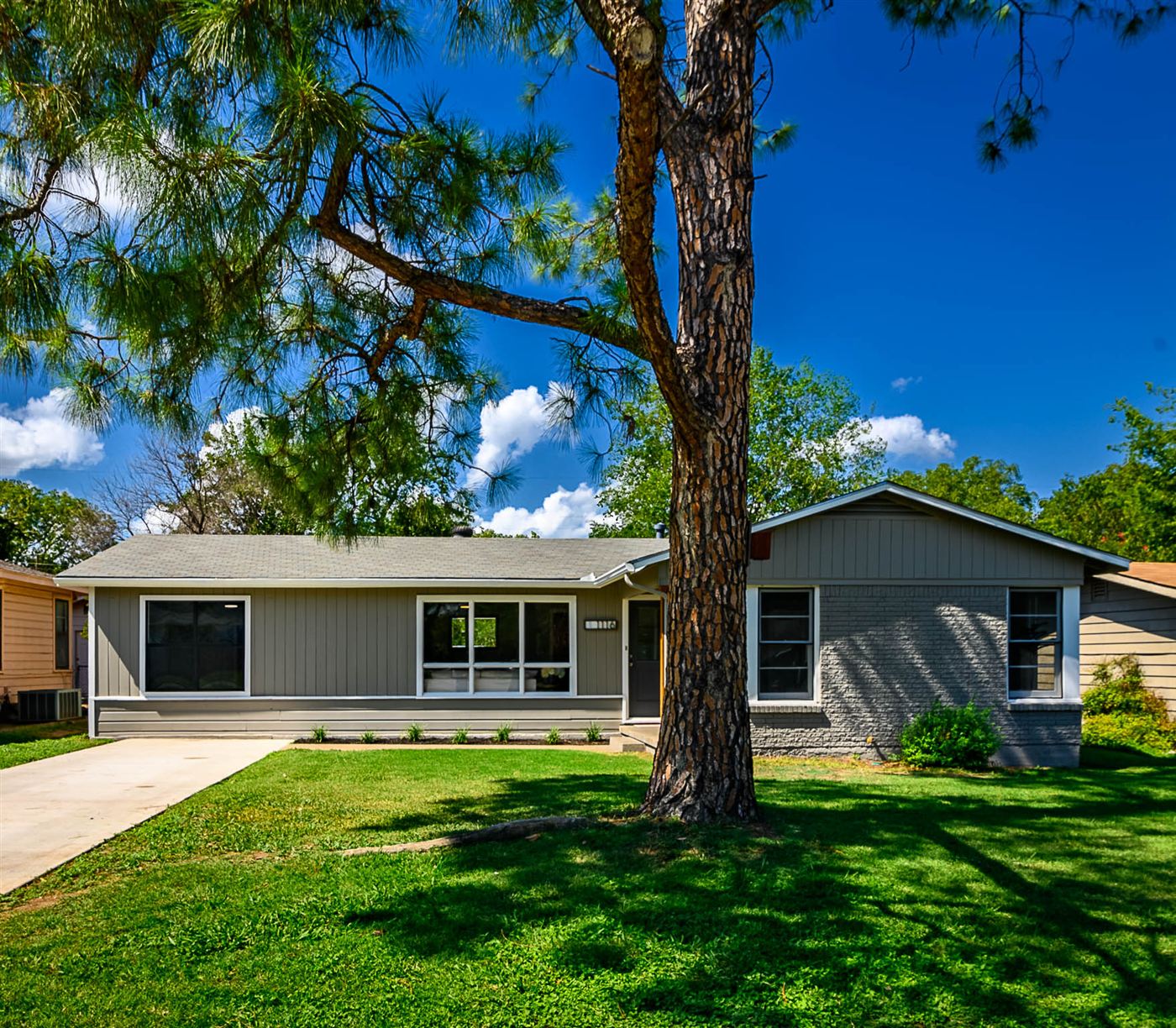 Fully renovated home exterior, a completed Axelson Construction property project