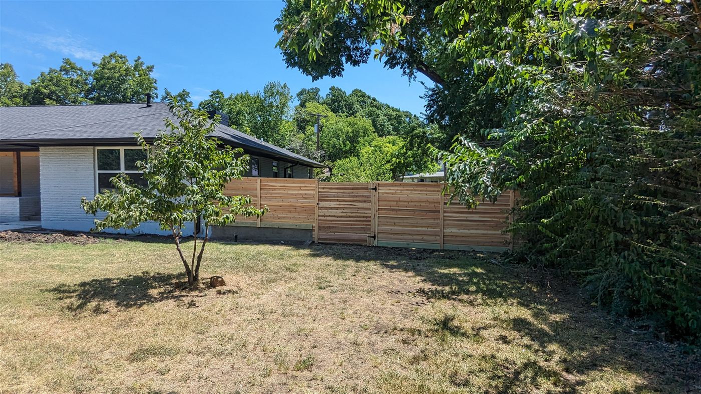 Fence rebuild additional after photo