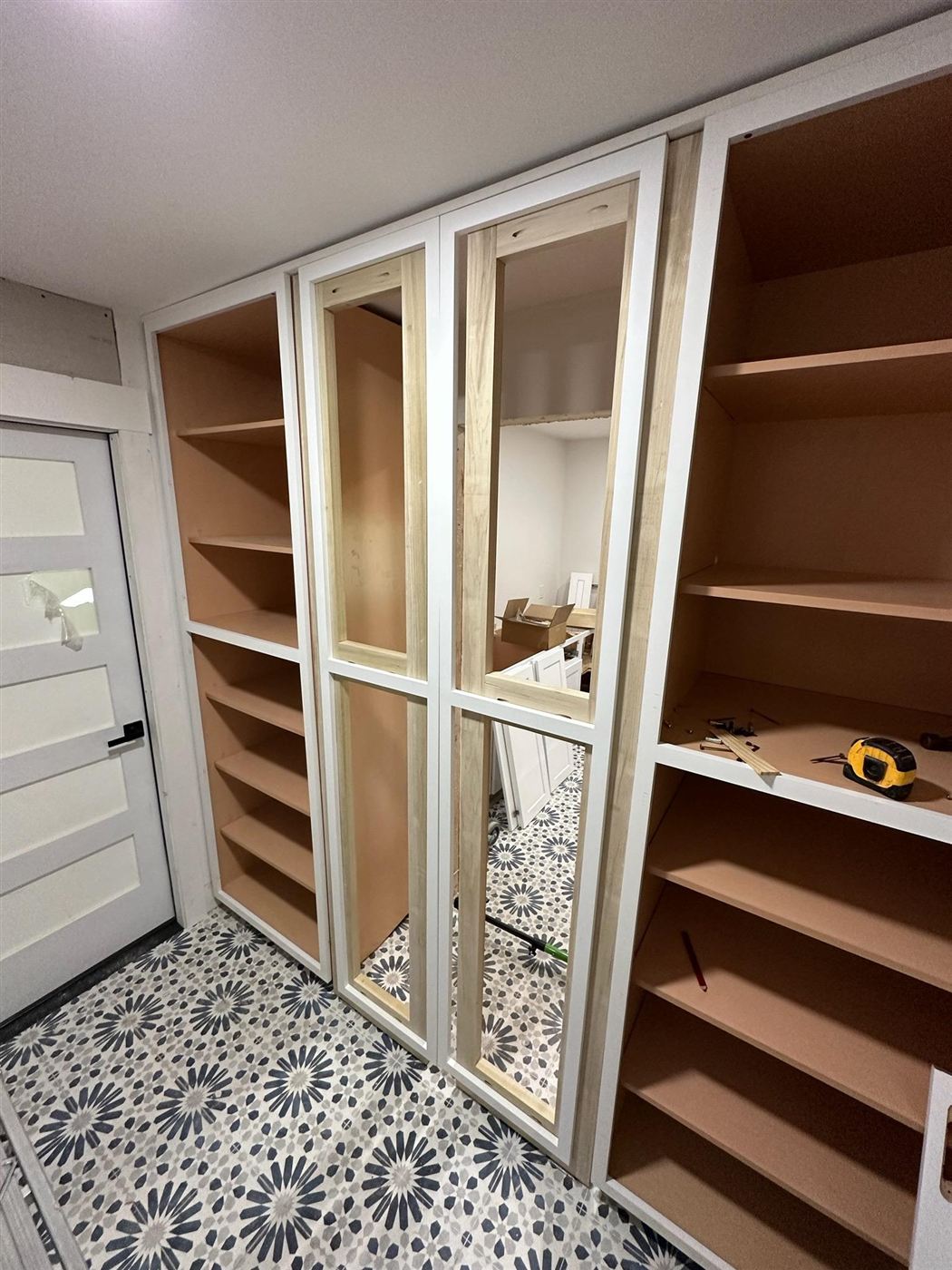 Butler's pantry progress photo