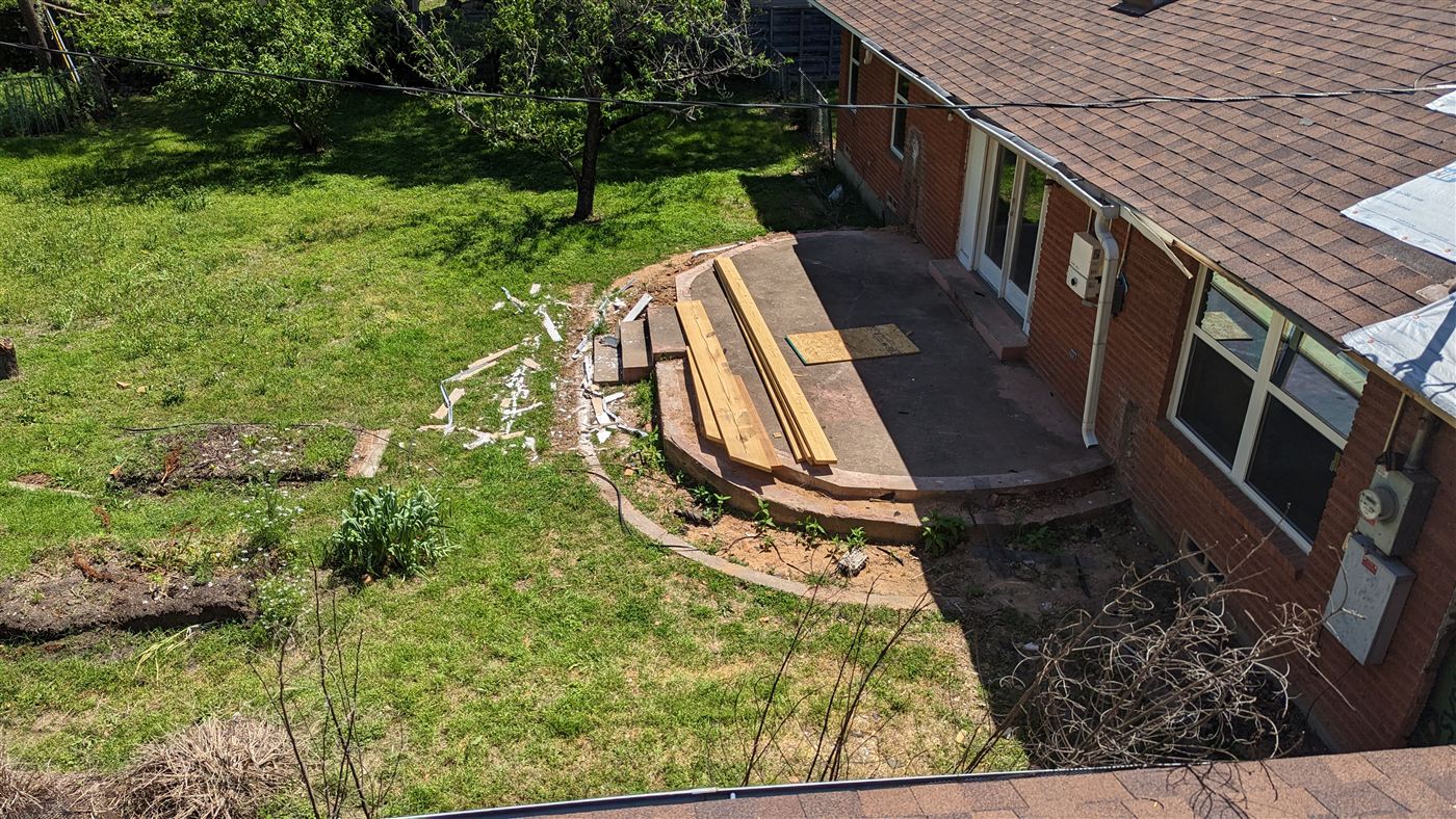 Backyard patio additional photo